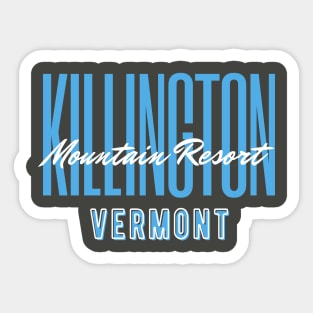 Killington Mountain Resort Vermont U.S.A. Gift Ideas For The Ski Enthusiast. Sticker